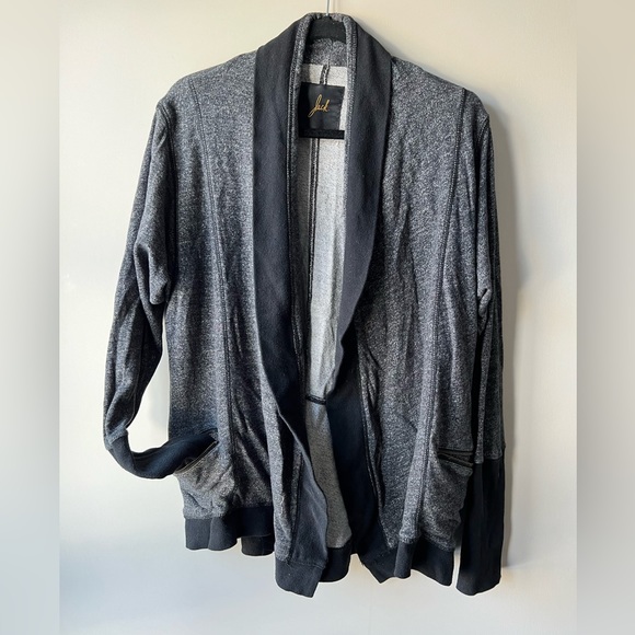 Jack By Bb Dakota Open Wrap Cardigan Black Size large - Picture 2 of 8